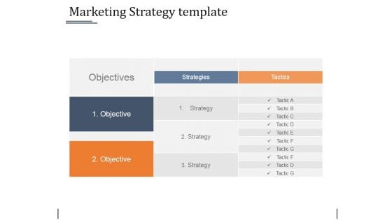 Marketing Strategy Template Ppt PowerPoint Presentation File Design Templates