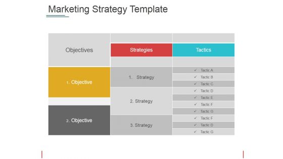 Marketing Strategy Template Ppt PowerPoint Presentation Ideas Information