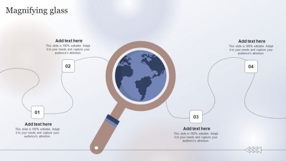 Marketing Strategy To Enhance Magnifying Glass Ppt Infographic Template Deck PDF