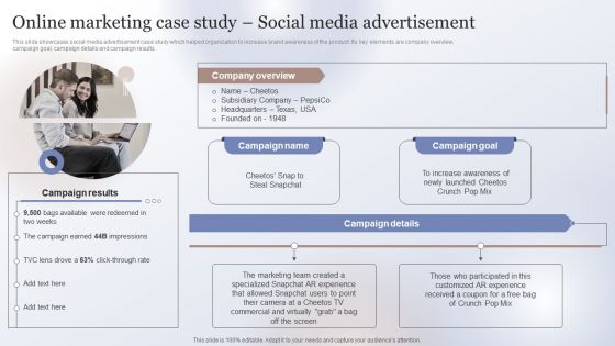 Marketing Strategy To Enhance Online Marketing Case Study Social Media Structure PDF