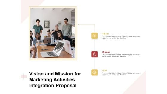 Marketing Strategy Vision And Mission For Marketing Activities Integration Proposal Ideas PDF Marketing Strategy Vision And Mission For Marketing Activities Integration Proposal Ideas PDF