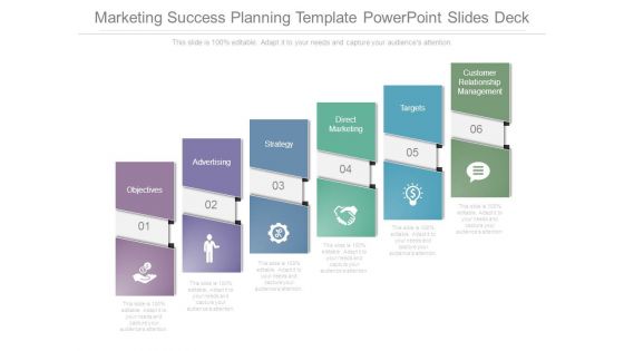 Marketing Success Planning Template Powerpoint Slides Deck