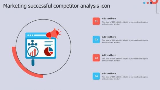 Marketing Successful Competitor Analysis Icon Formats PDF