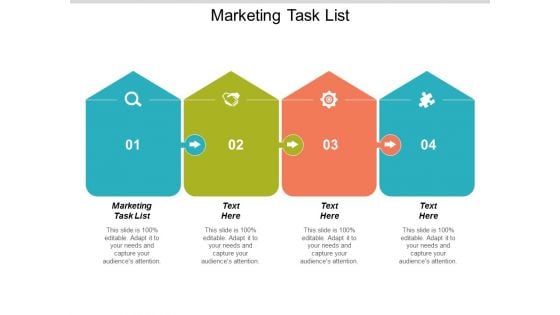 Marketing Task List Ppt Powerpoint Presentation Model Slide Portrait Cpb