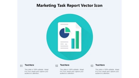 Marketing Task Report Vector Icon Ppt PowerPoint Presentation Model Show PDF