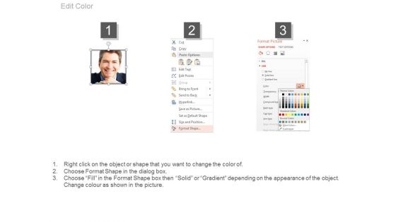 Marketing Team Member Profile Information Powerpoint Slides