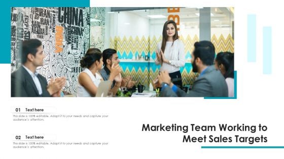 Marketing Team Working To Meet Sales Targets Ppt PowerPoint Presentation File Background PDF Marketing Team Working To Meet Sales Targets Ppt PowerPoint Presentation File Background PDF
