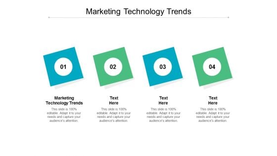 Marketing Technology Trends Ppt PowerPoint Presentation Outline Influencers Cpb