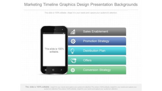 Marketing Timeline Graphics Design Presentation Backgrounds