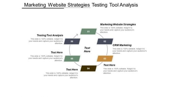 Marketing Website Strategies Testing Tool Analysis Crm Marketing Ppt PowerPoint Presentation Portfolio Smartart