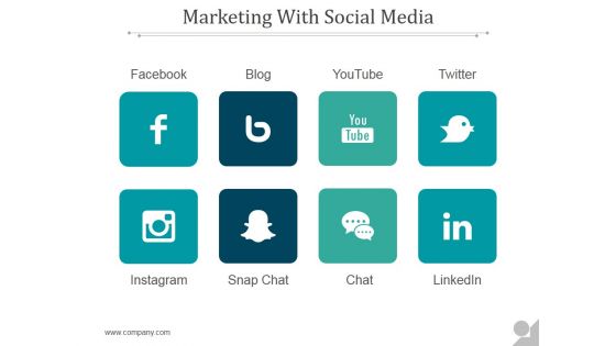 Marketing With Social Media Ppt PowerPoint Presentation Files