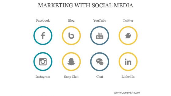 Marketing With Social Media Ppt PowerPoint Presentation Styles