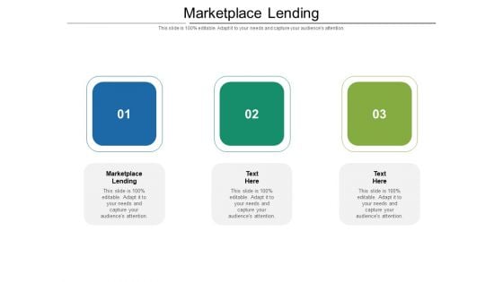 Marketplace Lending Ppt PowerPoint Presentation Icon Vector Cpb Pdf