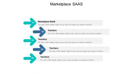 Marketplace SAAS Ppt PowerPoint Presentation Inspiration Designs Cpb