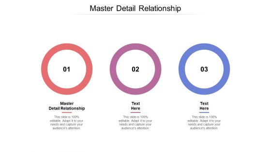 Master Detail Relationship Ppt PowerPoint Presentation Professional Inspiration Cpb Pdf