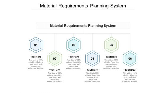 Material Requirements Planning System Ppt PowerPoint Presentation Professional Files Cpb