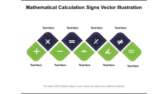 Mathematical Calculation Signs Vector Illustration Ppt PowerPoint Presentation Gallery Influencers PDF