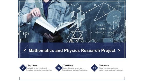 Mathematics And Physics Research Project Ppt PowerPoint Presentation Gallery Gridlines PDF