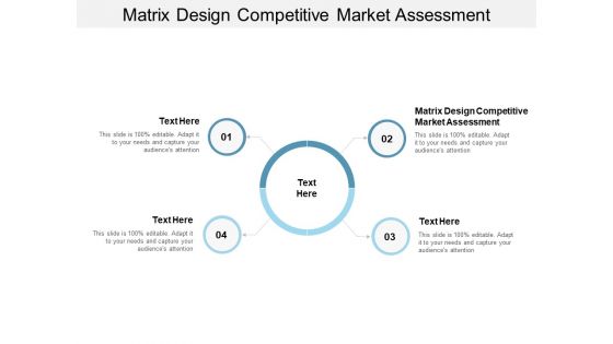 Matrix Design Competitive Market Assessment Ppt PowerPoint Presentation File Deck Cpb