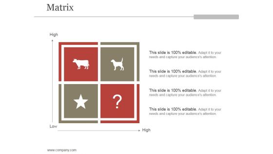 Matrix Diagram Ppt PowerPoint Presentation Templates