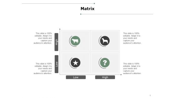 Matrix High Low Ppt PowerPoint Presentation Show Rules