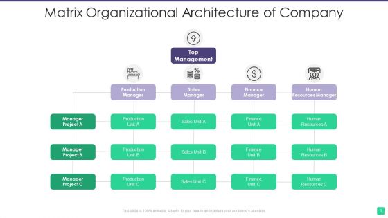 Matrix Organizational Architecture Ppt PowerPoint Presentation Complete With Slides