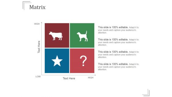 Matrix Ppt PowerPoint Presentation Diagrams