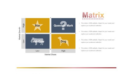 Matrix Ppt PowerPoint Presentation File Objects Matrix Ppt PowerPoint Presentation File Objects
