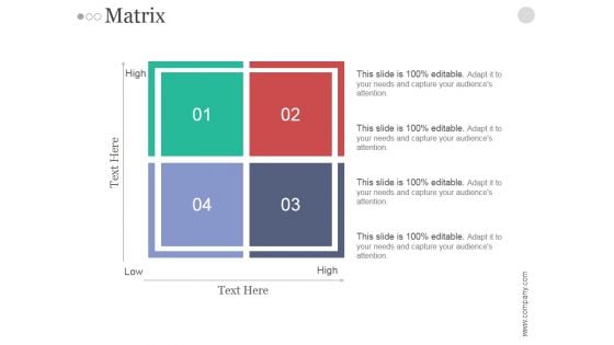 Matrix Ppt PowerPoint Presentation Icon