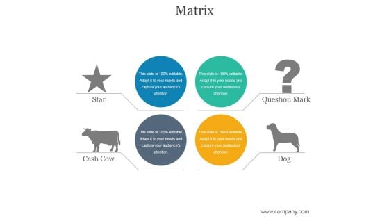 Matrix Ppt PowerPoint Presentation Infographic Template