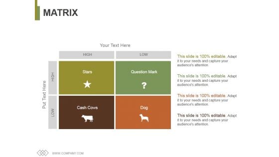 Matrix Ppt PowerPoint Presentation Infographics Templates