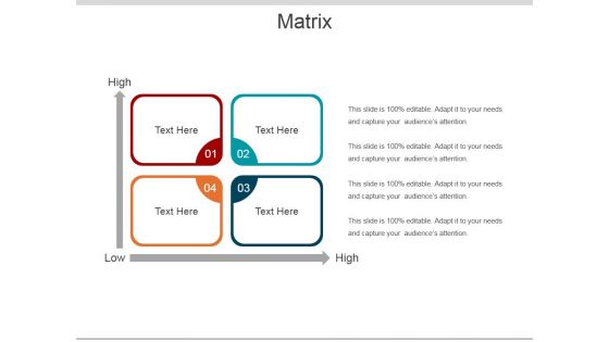 Matrix Ppt PowerPoint Presentation Layouts Layout Ideas