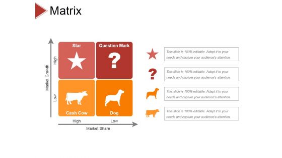 Matrix Ppt PowerPoint Presentation Model Design Templates