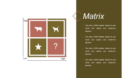 Matrix Ppt PowerPoint Presentation Outline Deck