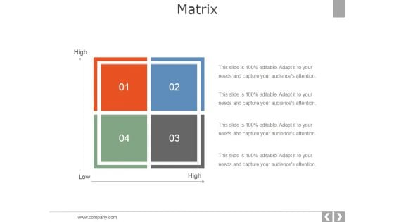 Matrix Ppt PowerPoint Presentation Portfolio Show