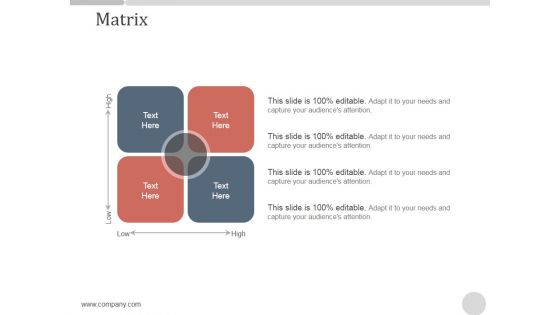 Matrix Ppt PowerPoint Presentation Portfolio