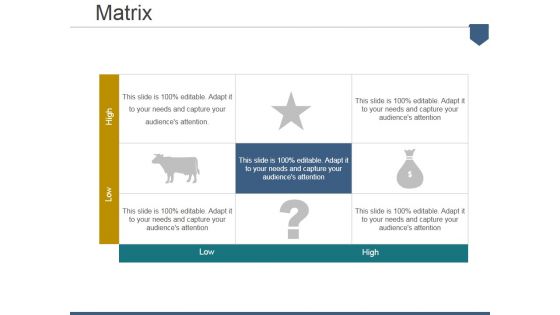 Matrix Ppt PowerPoint Presentation Portfolio Templates