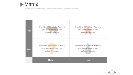 Matrix Ppt PowerPoint Presentation Show Templates