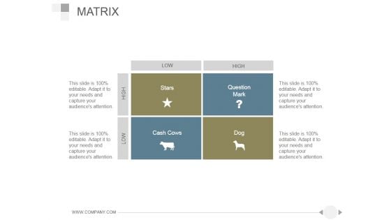 Matrix Ppt PowerPoint Presentation Slides