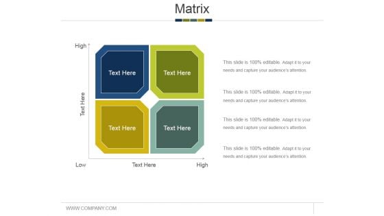 Matrix Ppt PowerPoint Presentation Styles Tips