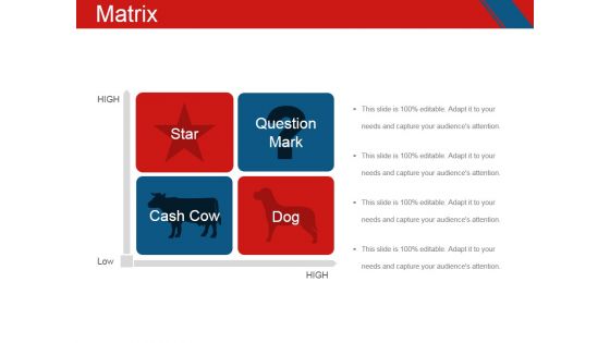 Matrix Ppt PowerPoint Presentation Summary Portfolio