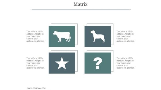 Matrix Ppt PowerPoint Presentation Template