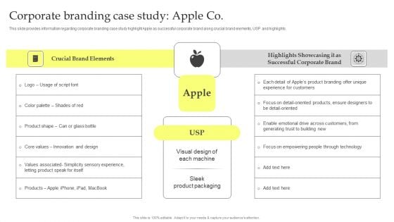 Maximizing Brand Growth With Umbrella Branding Activities Corporate Branding Case Study Apple Co Sample PDF