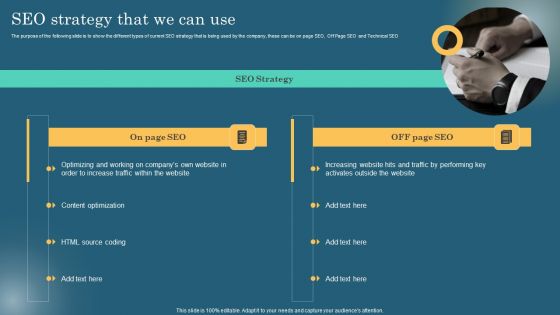 Maximizing Online Visibility Using Off Site SEO Techniques SEO Strategy That We Can Use Demonstration PDF