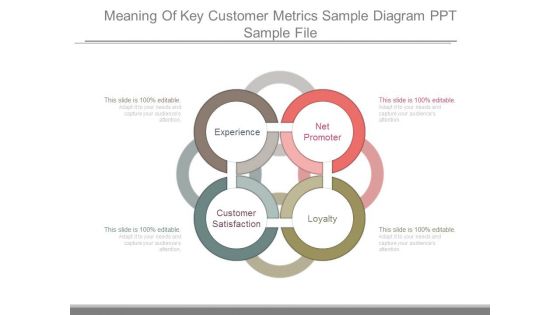 Meaning Of Key Customer Metrics Sample Diagram Ppt Sample File