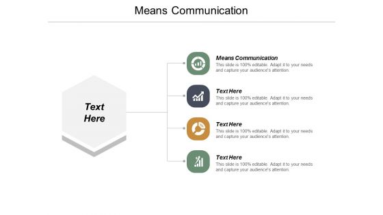 Means Communication Ppt PowerPoint Presentation Inspiration Graphics Download Cpb