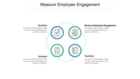 Measure Employee Engagement Ppt PowerPoint Presentation Ideas Brochure Cpb