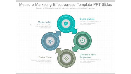 Measure Marketing Effectiveness Template Ppt Slides