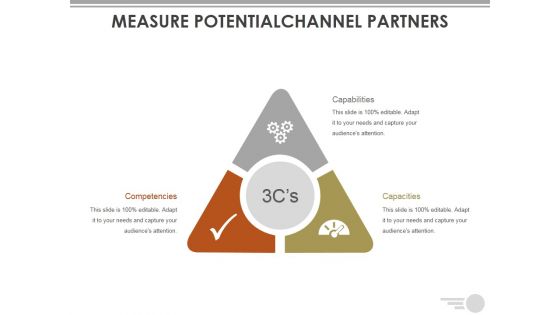 Measure Potentialchannel Partners Template Ppt PowerPoint Presentation Model Designs