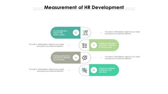Measurement Of HR Development Ppt PowerPoint Presentation File Deck
